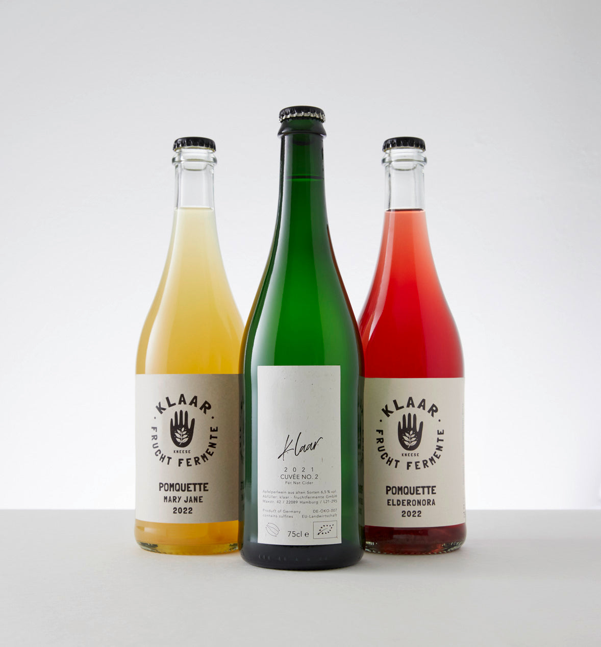 Klaar Fruchtfermente, 3er Paket Cider für den Podcast 'Originalverkorkt'