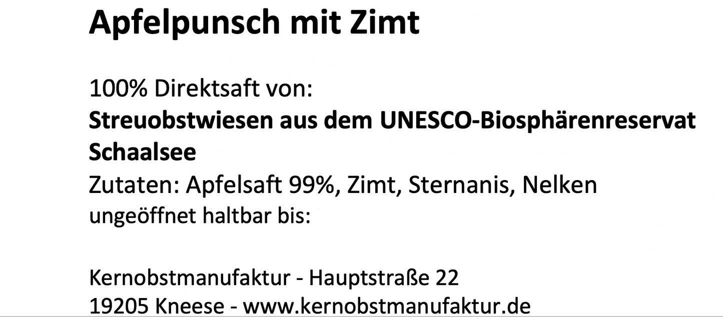Apfelpunsch - 5L
