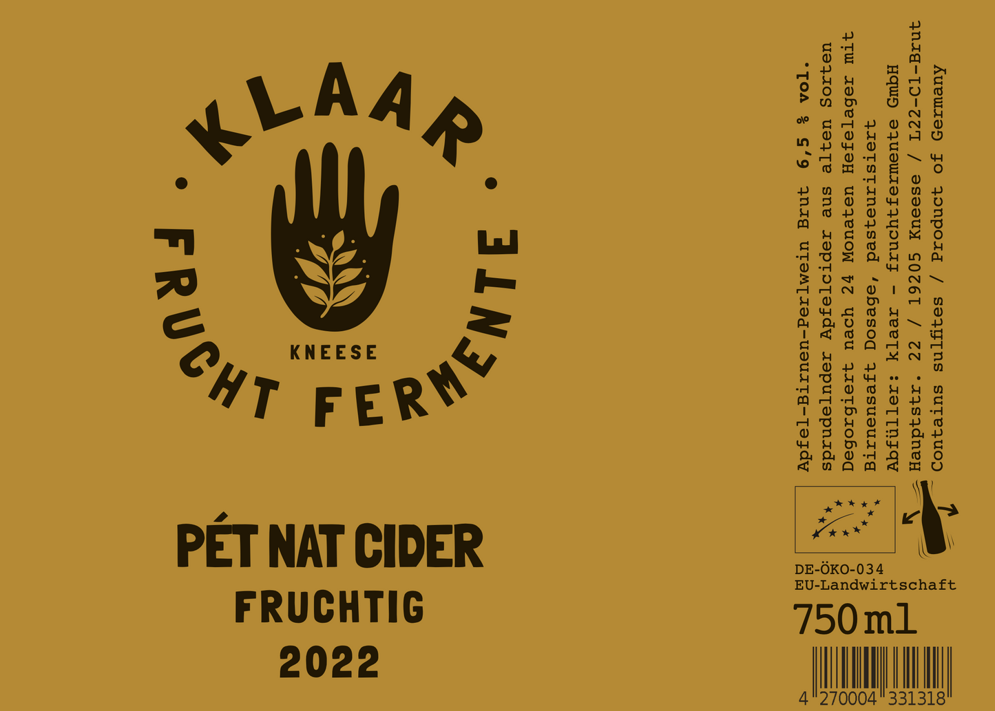 Pet Nat Cider Fruchtig - 2022