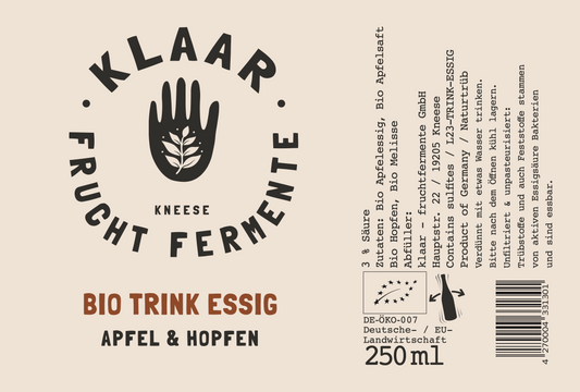 Bio Trinkessig - Apfel & Hopfen