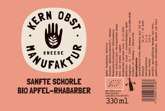 Sanfte Schorle - Apfel-Rhabarber