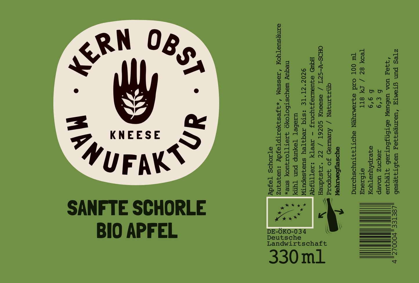 Sanfte Schorle - Apfel