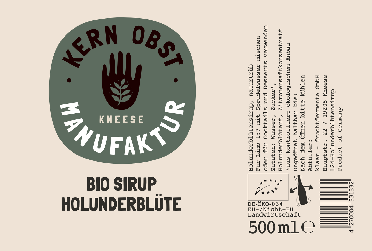 Holunderblütensirup